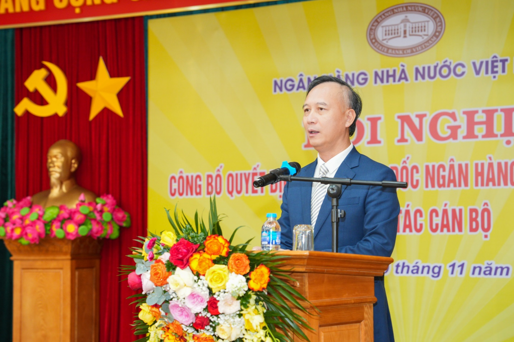 Ông Cao Văn Bình - Chủ tịch HĐQL, kiêm Tổng Giám đốc CIC phát biểu tại Hội nghị