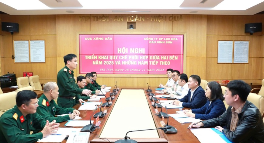 Cục Xăng dầu và Công ty Cổ phần Lọc hóa dầu Bình Sơn triển khai quy chế phối hợp Cục Xăng dầu và Công ty Cổ phần Lọc hóa dầu Bình Sơn triển khai quy chế phối hợp