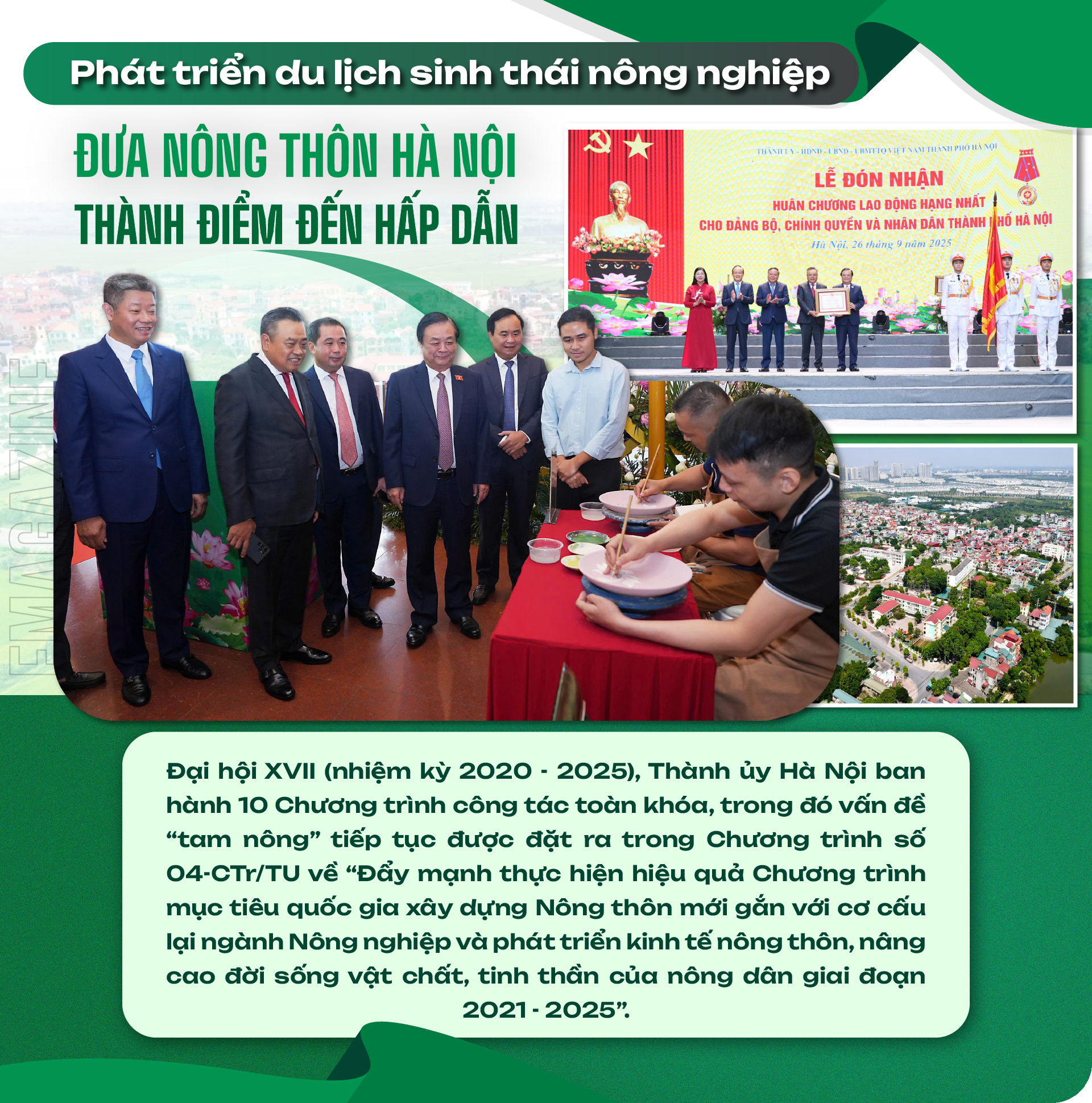 Pháttriển dulịch sinhthái nôngnghiệp: Biến nông thôn Hà Nội thành điểm đến hấp dẫn