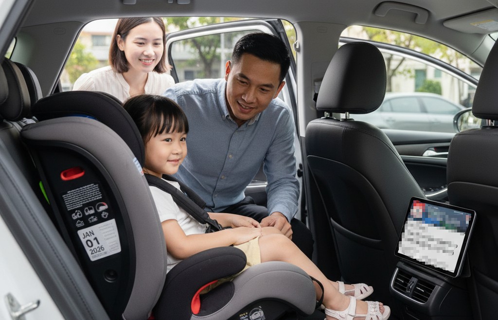 Hiểu đúng về thiết bị an toàn cho trẻ khi ngồi trên ô tô