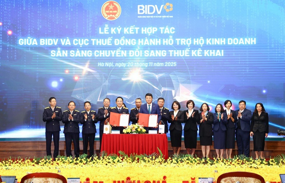 BIDV cùng ngành Thuế hỗ trợ hộ kinh doanh chuyển đổi, bứt phá
