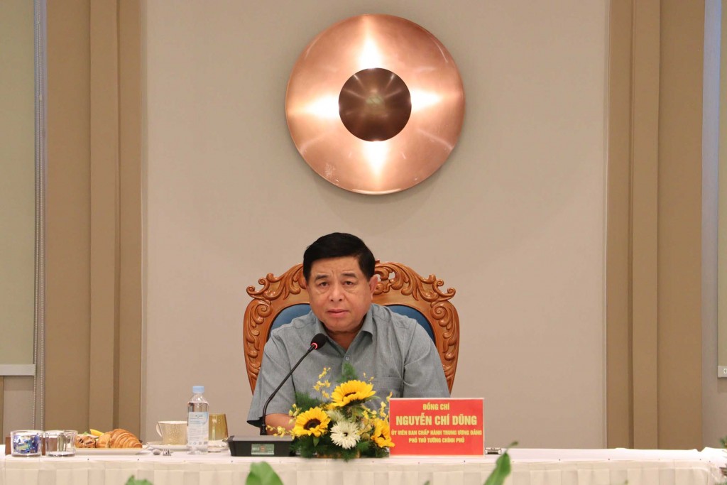  Phó Thủ tướng Nguyễn Chí Dũng làm việc với UBND tỉnh An Giang (ảnh: Như Ngọc)