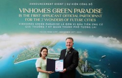 Vinhomes Green Paradise được công nhận là ứng viên đầu tiên của “7 Kỳ quan Đô thị Tương lai”