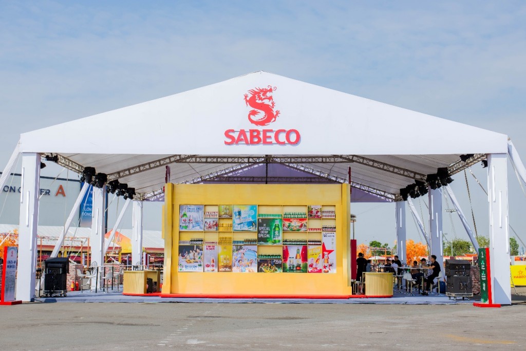 Gian hàng SABECO tại Hội chợ Mùa Thu 2025, sự kiện xúc tiến thương mại quy mô quốc gia tổ chức ở Hà Nội
