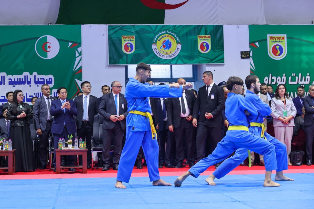Thủ tướng Phạm Minh Chính thăm Liên đoàn Vovinam tại Algeria Thủ tướng Phạm Minh Chính thăm Liên đoàn Vovinam tại Algeria