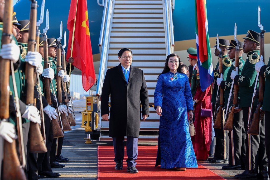 Thủ tướng Chính phủ sẽ có nhiều hoạt động tiếp xúc song phương với lãnh đạo các nước và các tổ chức quốc tế nhằm thúc đẩy hợp tác trong các lĩnh vực chiến lược đối với Việt Nam như chuyển đổi xanh, chuyển đổi số, đổi mới sáng tạo...Ảnh: VGP/Nhật Bắc