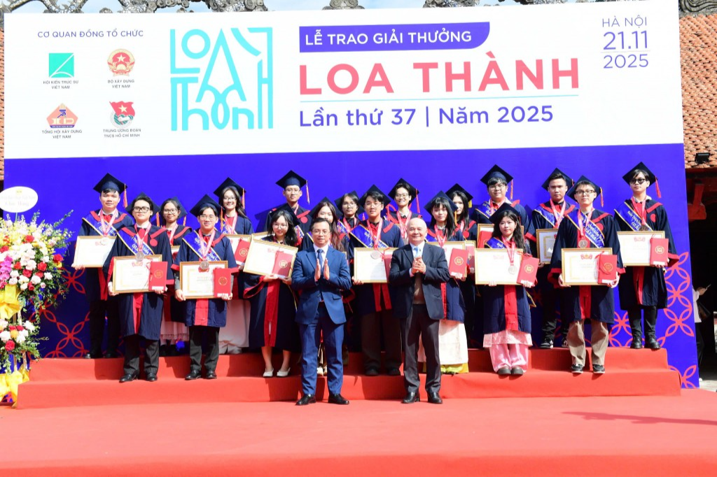 Giải thưởng vinh danh 63 sinh viên có đồ án tốt nghiệp xuất sắc