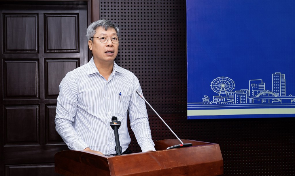 Phó Chủ tịch UBND TP Đà Nẵng Hồ Quang Bửu phát biểu khai mạc hội thảo (Ảnh Út Vũ)