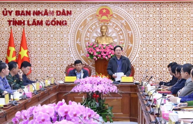 Bảo đảm an toàn tuyệt đối cho dân, tập trung khắc phục nhanh sạt lở sau mưa lũ tại Lâm Đồng