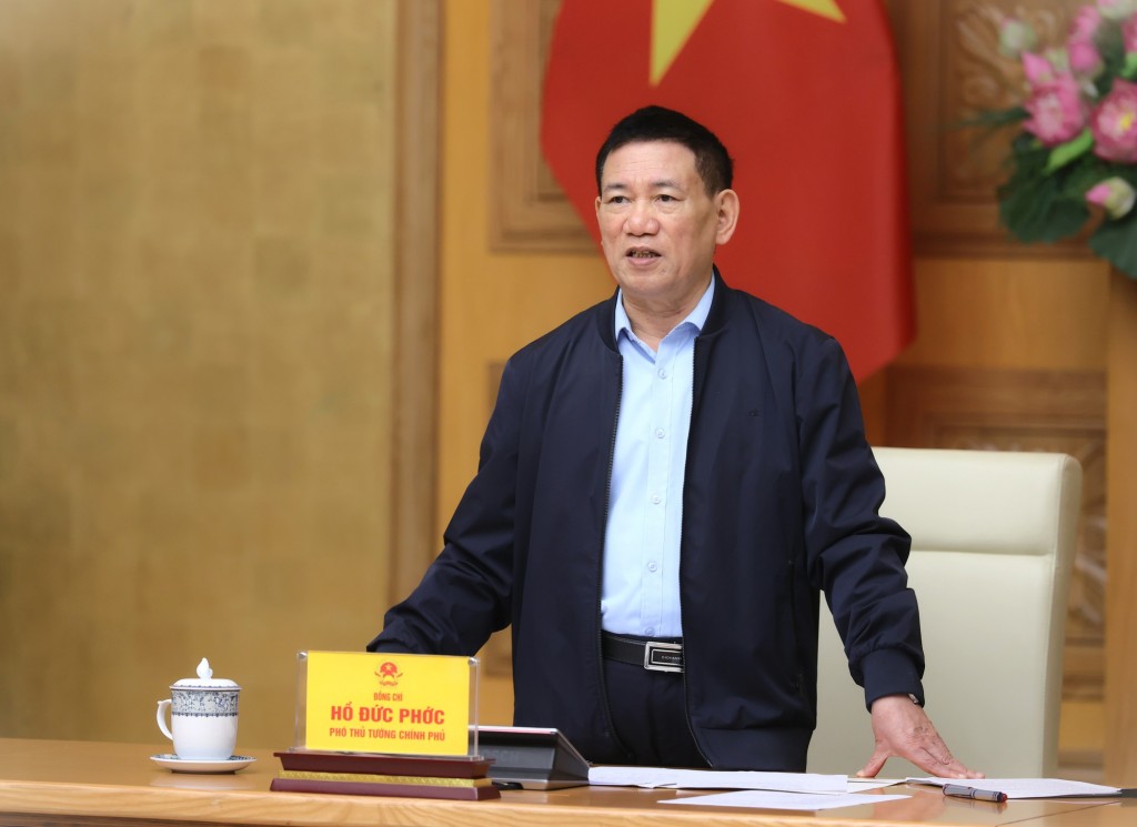 Phó Thủ tướng Hồ Đức Phớc: Tập trung, kiên trì triển khai các giải pháp điều hành CPI năm 2025 theo kịch bản với mức tăng khoảng 3,3% so với năm 2024 - Ảnh: VGP/Trần Mạnh Phó Thủ tướng Hồ Đức Phớc: Tập trung, kiên trì triển khai các giải pháp điều hành CPI năm 2025 theo kịch bản với mức tăng khoảng 3,3% so với năm 2024 - Ảnh: VGP/Trần Mạnh