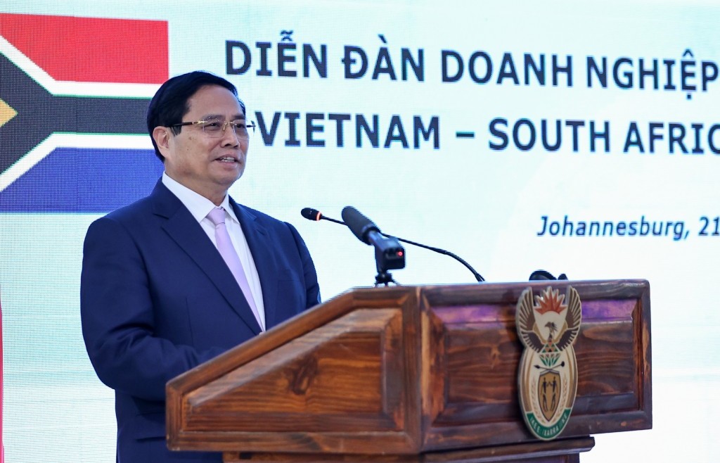 Thủ tướng kêu gọi doanh nghiệp Việt Nam – Nam Phi "gặp gỡ - kết nối – hành động - ra sản phẩm"