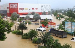Các tỉnh từ Quảng Ngãi đến Đắk Lắk và Khánh Hòa có mưa to