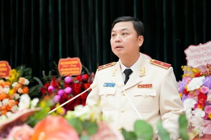 Thiếu tướng Nguyễn Tiến Trung, tân Giám đốc Công an tỉnh Quảng Ninh phát biểu, nhận nhiệm vụ Thiếu tướng Nguyễn Tiến Trung, tân Giám đốc Công an tỉnh Quảng Ninh phát biểu, nhận nhiệm vụ