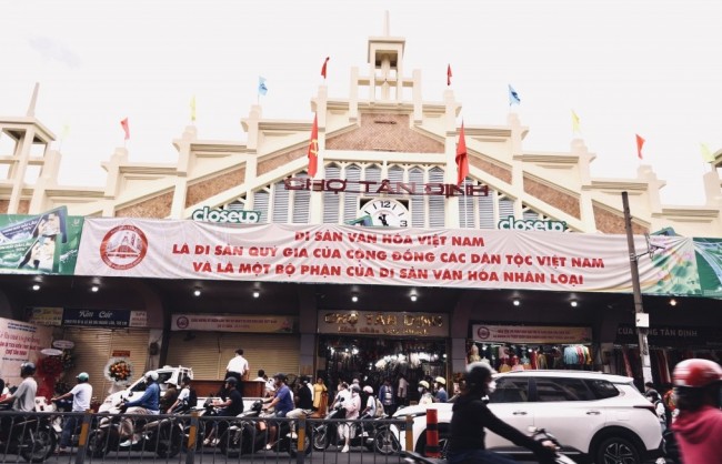 Chợ Tân Định được công nhận Di tích kiến trúc nghệ thuật