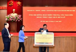 Hà Nội chung tay hướng về đồng bào miền Trung, Tây Nguyên ruột thịt