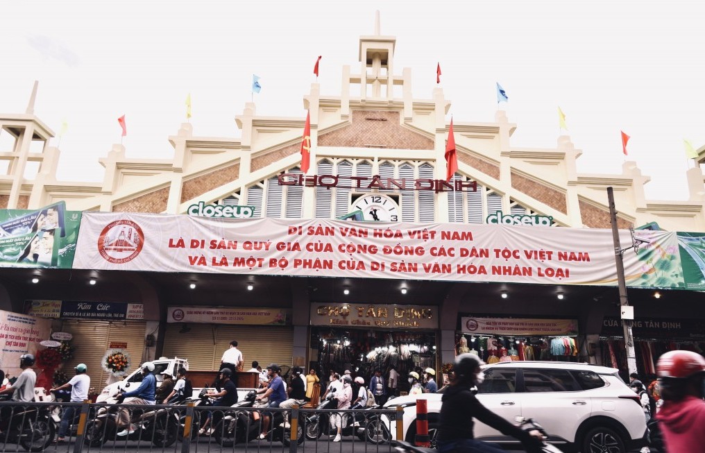Chợ Tân Định được công nhận Di tích kiến trúc nghệ thuật