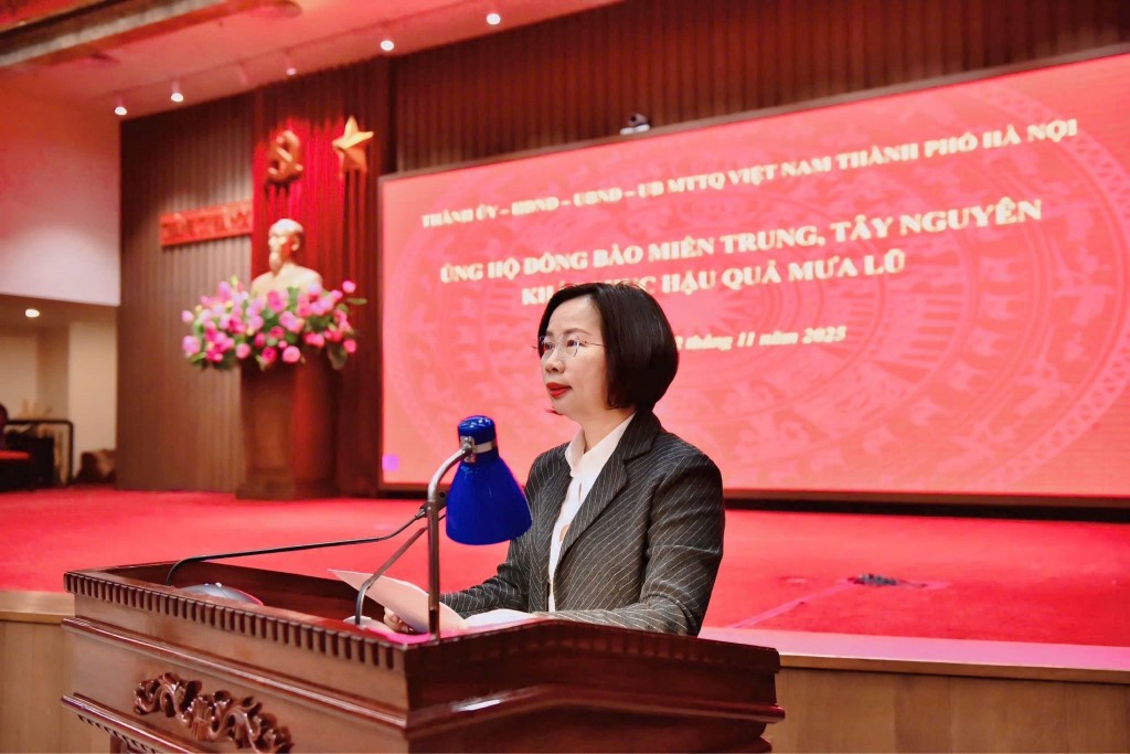 Hà Nội chung tay hướng về đồng bào miền Trung, Tây Nguyên ruột thịt