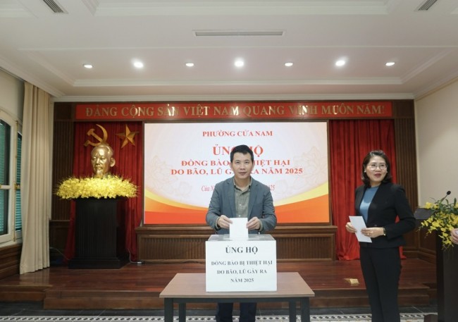 Phường Hoàn Kiếm, Cửa Nam ủng hộ đồng bào bị lũ lụt