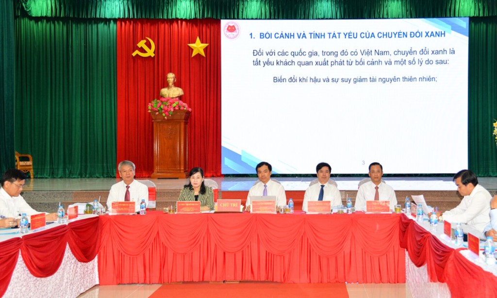 Thúc đẩy chuyển đổi xanh cho phát triển vùng Đồng bằng sông Cửu Long