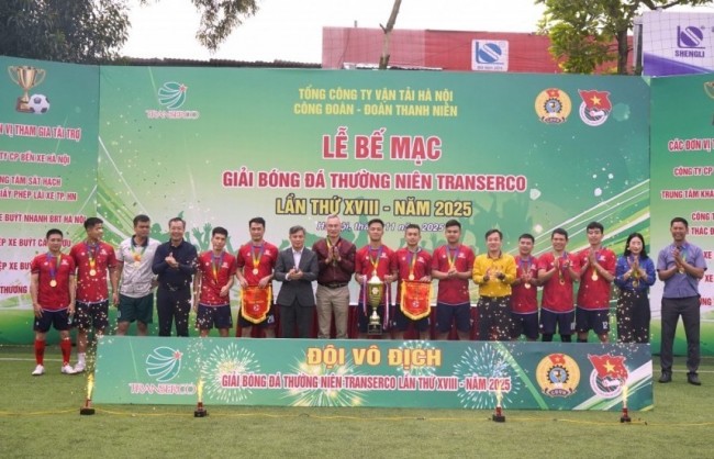Xí nghiệp Dịch vụ Ô tô Hà Nội lên ngôi vô địch Giải bóng đá Transerco lần thứ XVIII - 2025