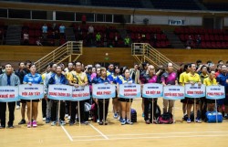 Khai mạc giải cầu lông, bóng bàn trung cao tuổi các CLB Đà Nẵng