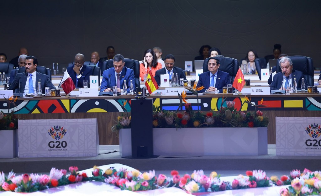 Thủ tướng Chính phủ Phạm Minh Chính dự phiên khai mạc, phát biểu tại phiên thảo luận thứ nhất của hội nghị - Ảnh: VGP/Nhật Bắc Thủ tướng Chính phủ Phạm Minh Chính dự phiên khai mạc, phát biểu tại phiên thảo luận thứ nhất của hội nghị - Ảnh: VGP/Nhật Bắc