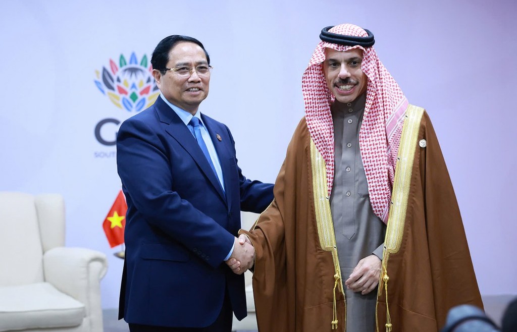 Thủ tướng Phạm Minh Chính tiếp Bộ trưởng Ngoại giao Saudi Arabia