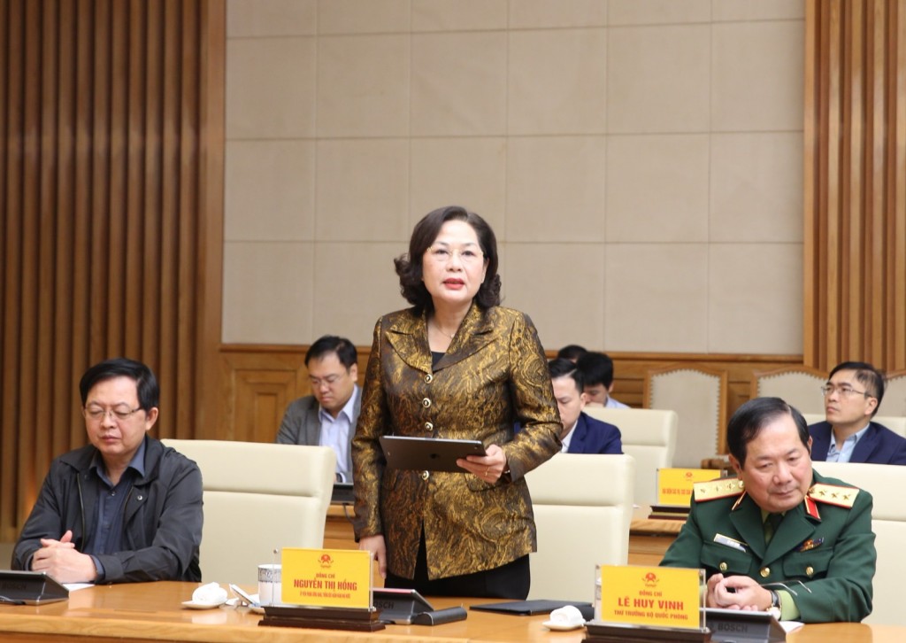 Lãnh đạo các bộ, ngành báo cáo tại phiên họp - Ảnh: VGP/Nhật Bắc