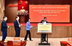 Hà Nội chung sức cùng đồng bào miền Trung vượt qua mưa lũ