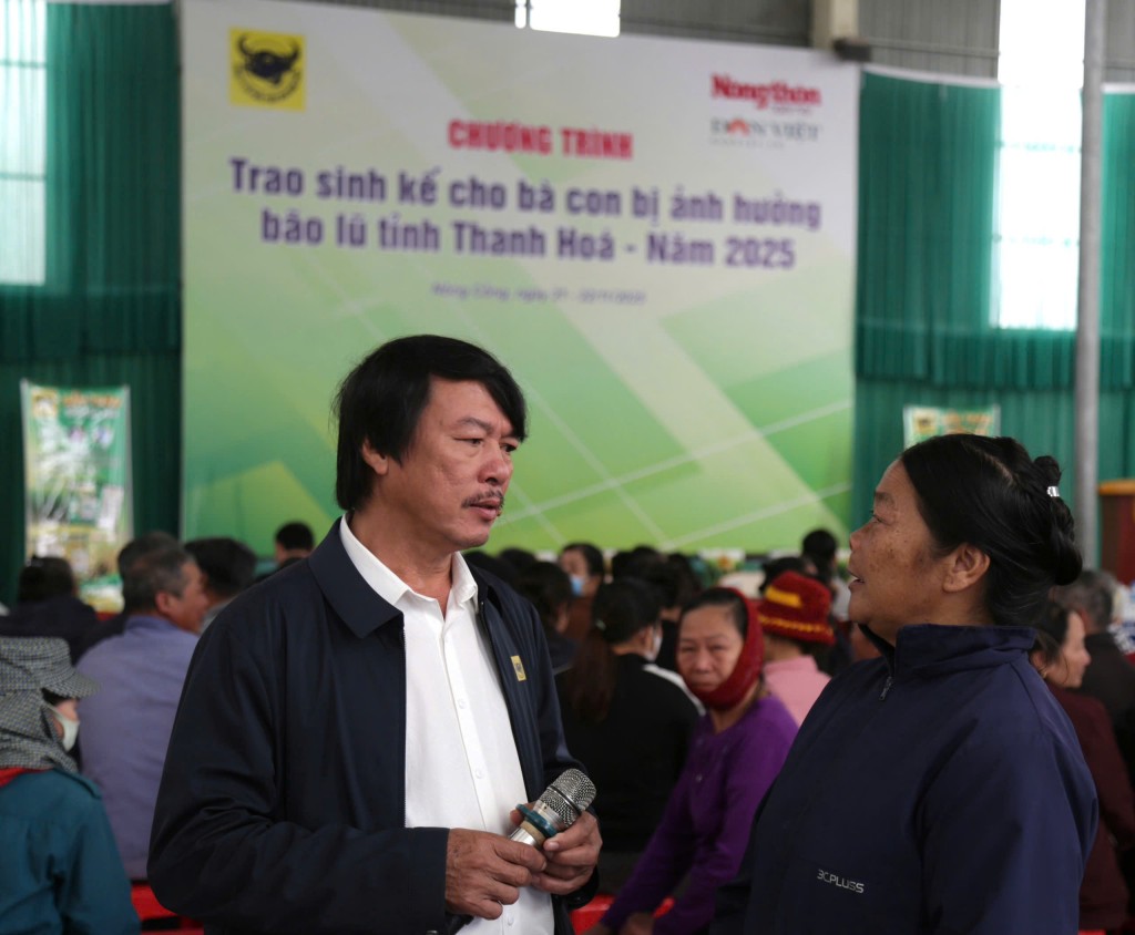 Bình Điền trao sinh kế cho bà con vùng bão lũ tỉnh Thanh Hoá