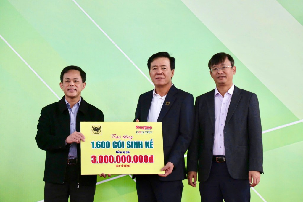 Bình Điền trao sinh kế cho bà con vùng bão lũ tỉnh Thanh Hoá