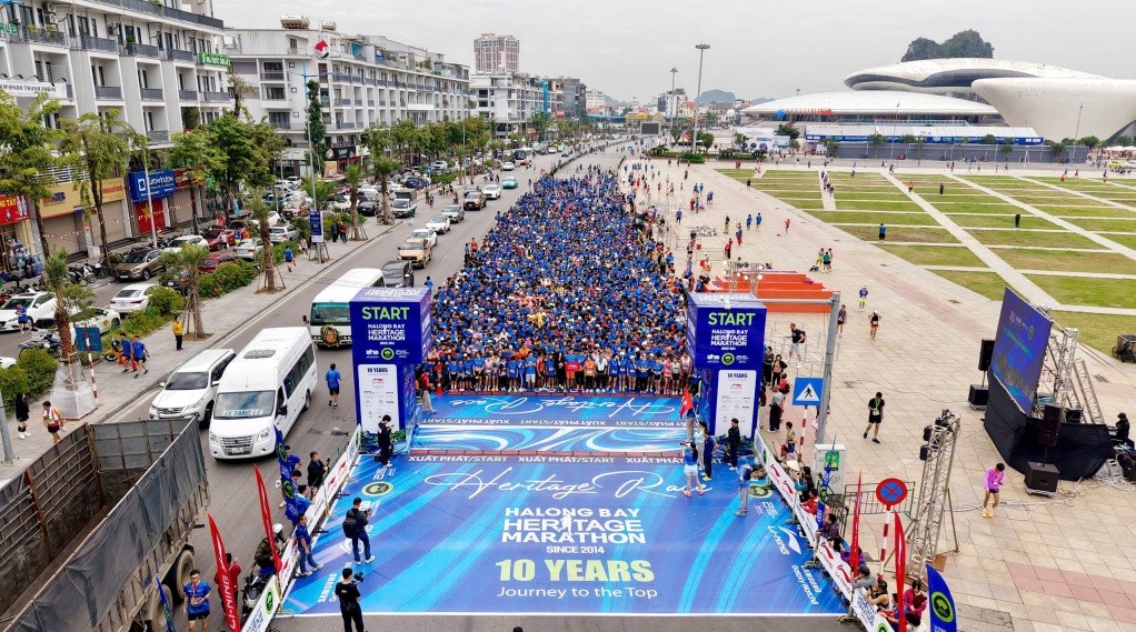 Marathon Quốc tế Di sản Hạ Long đã trở thành một thương hiệu thể thao quốc tế