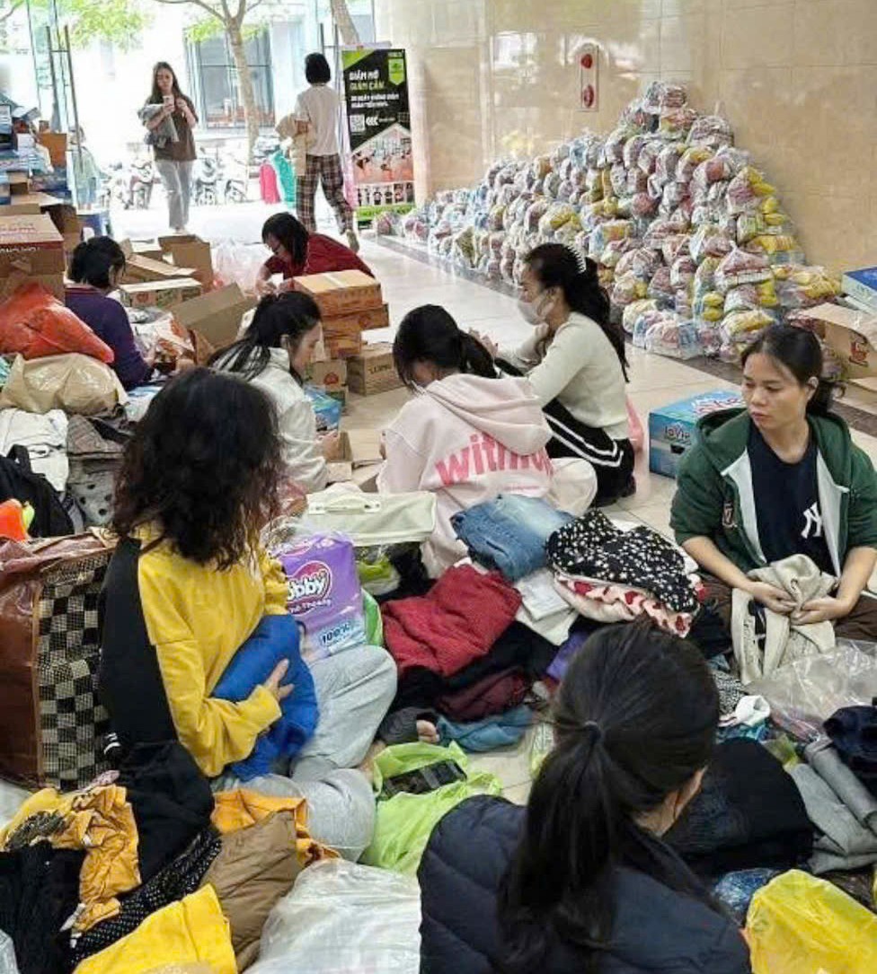 Hà Nội: Tổng hợp các điểm tập kết cứu trợ đồng bào miền Trung - Tây Nguyên