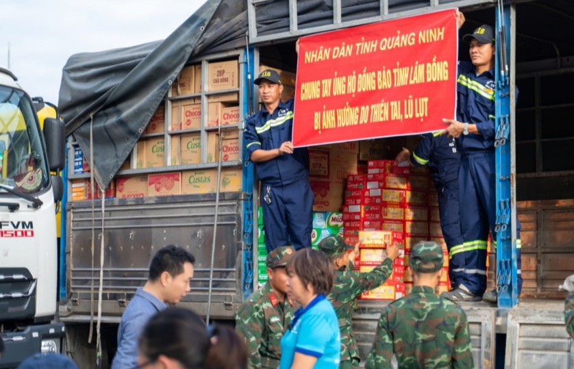 Quảng Ninh hỗ trợ nhân dân Lâm Đồng khắc phục thiên tai lũ lụt