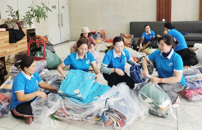 Người dân Yên Nghĩa, Thanh Liệt hướng về miền Trung - Tây Nguyên