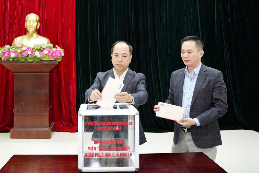 Báo Tuổi trẻ Thủ đô chung vai, sát cánh cùng đồng bào miền Trung