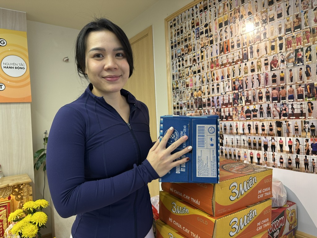 Chị Bùi Hương, thành viên nhóm thiện nguyện, người đã đứng ra kêu gọi bạn bè quyên góp (Ảnh: NVCC)