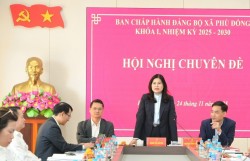 Ban Chấp hành Đảng bộ xã Phù Đổng thông qua Chương trình công tác toàn khóa