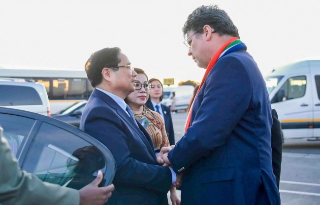 Thủ tướng rời Nam Phi, kết thúc tốt đẹp chuyến công tác tới 3 nước Trung Đông và châu Phi