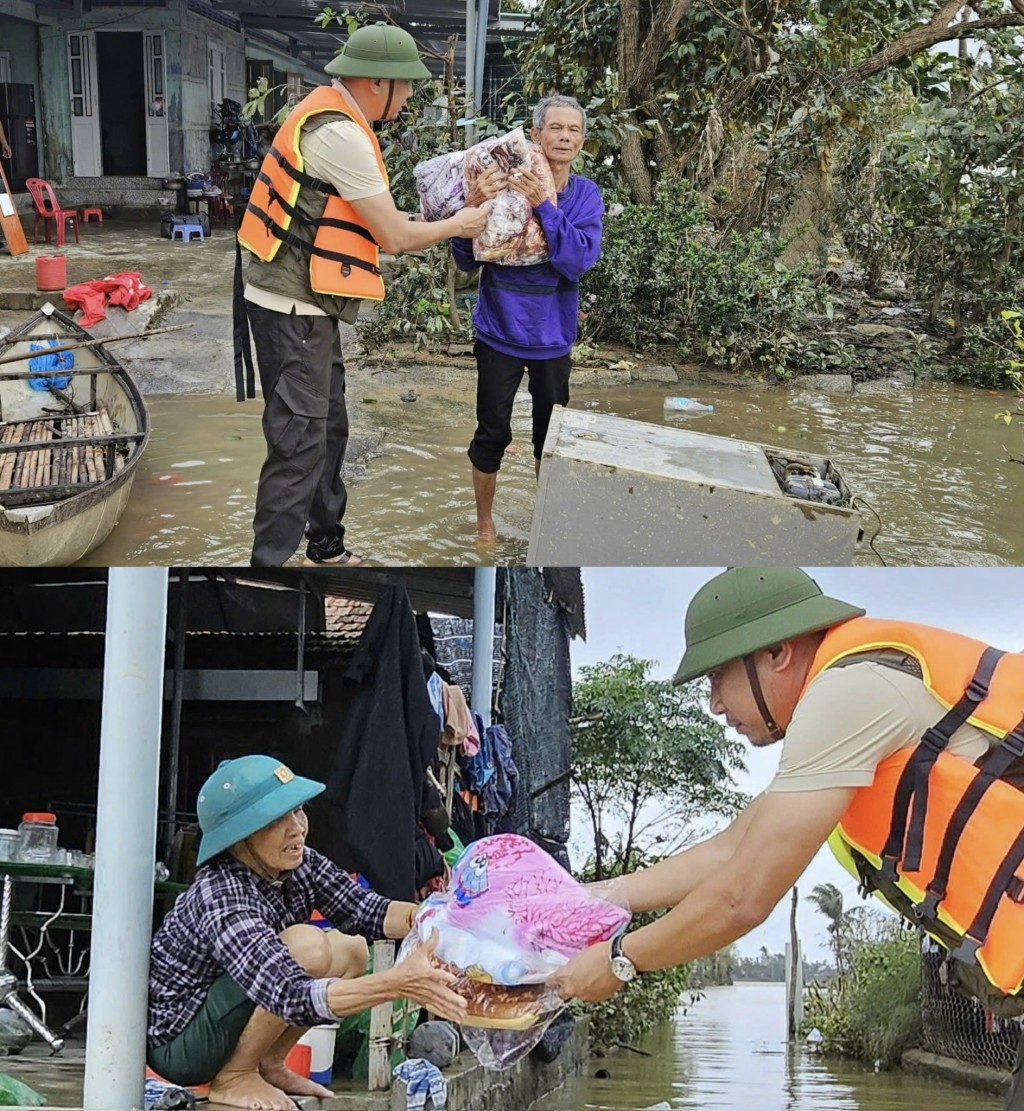 Với họ, lúc này, quý nhất là gạo, quần áo khô, mền ấm, bởi trời lạnh, nhà cửa còn ngổn ngang bùn đất 