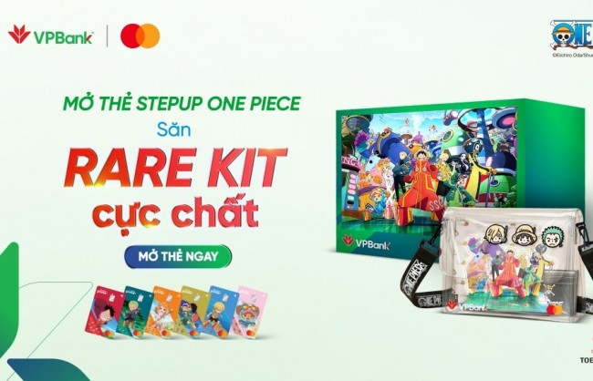 VPBank cá nhân hóa trải nghiệm fan anime với thẻ One Piece
