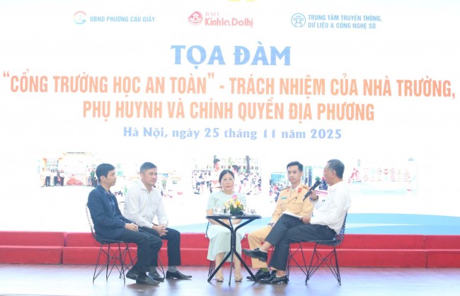 Cổng trường học an toàn - chỉ báo quan trọng của văn hóa giao thông