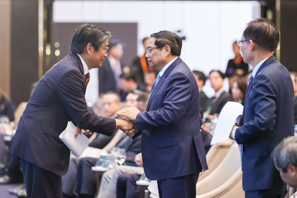 Thủ tướng Phạm Minh Chính dự Diễn đàn Hợp tác địa phương Việt Nam – Nhật Bản lần thứ nhất - Ảnh: VGP/Nhật Bắc Thủ tướng Phạm Minh Chính dự Diễn đàn Hợp tác địa phương Việt Nam – Nhật Bản lần thứ nhất - Ảnh: VGP/Nhật Bắc