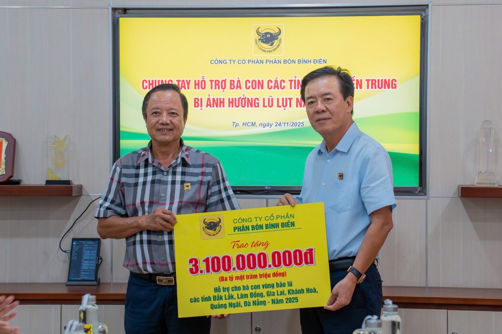 Bình Điền hỗ trợ khẩn cấp hơn 3 tỷ đồng cho người dân vùng lũ Bình Điền hỗ trợ khẩn cấp hơn 3 tỷ đồng cho người dân vùng lũ