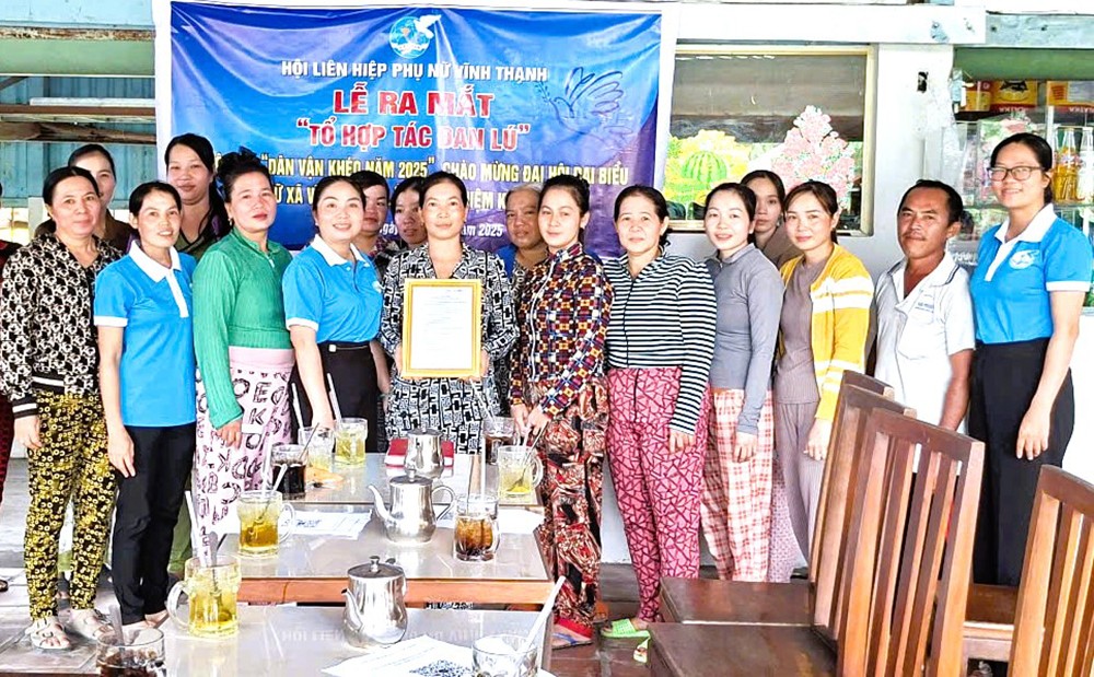 Năm 2025, Hội LHPN xã Vĩnh Thạnh tăng cường hoạt động hỗ trợ hội viên phụ nữ phát triển kinh tế, nâng cao mức sống, đảm bảo an sinh xã hội.