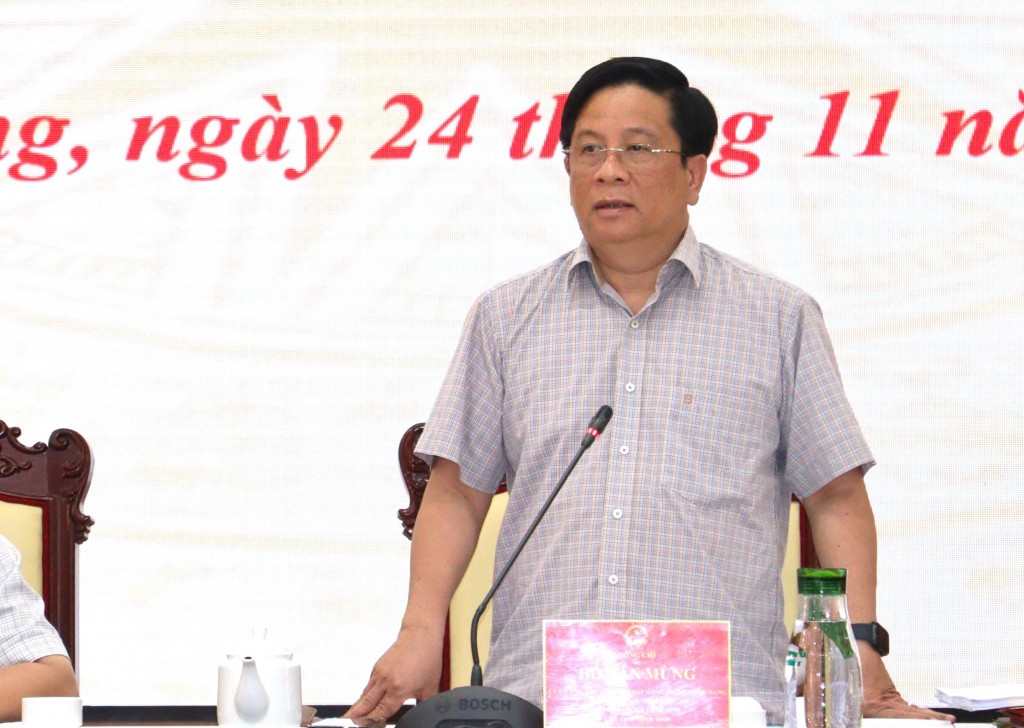 Chủ tịch UBND tỉnh Hồ Văn Mừng phát biểu chỉ đạo (ảnh: Như Ngọc) Chủ tịch UBND tỉnh Hồ Văn Mừng phát biểu chỉ đạo (ảnh: Như Ngọc)