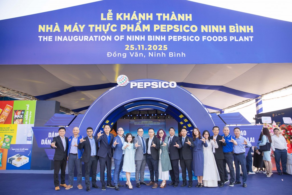 Khánh thành Nhà máy thực phẩm PepsiCo đầu tiên tại miền Bắc