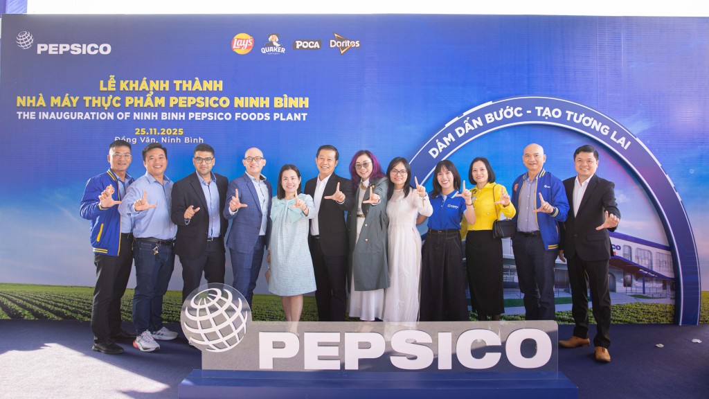 Khánh thành Nhà máy thực phẩm PepsiCo đầu tiên tại miền Bắc