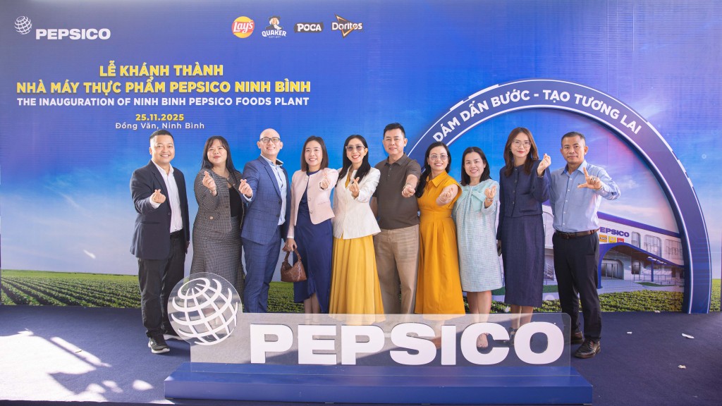 Khánh thành Nhà máy thực phẩm PepsiCo đầu tiên tại miền Bắc