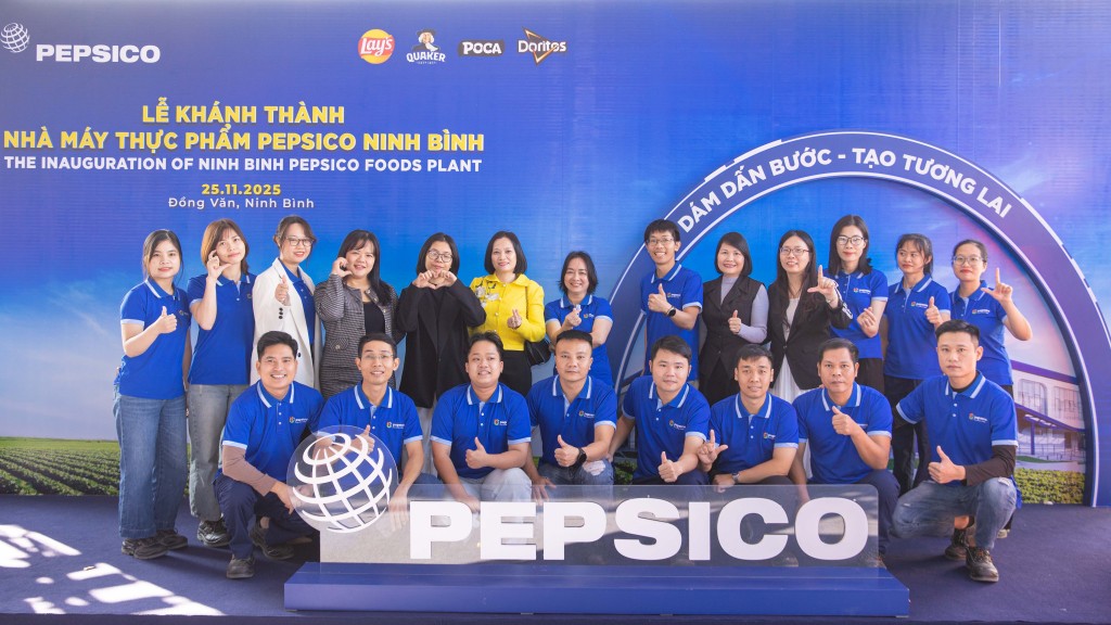 Khánh thành Nhà máy thực phẩm PepsiCo đầu tiên tại miền Bắc